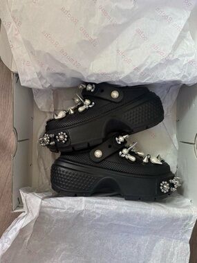 simone rocha x crocs stomp clogs